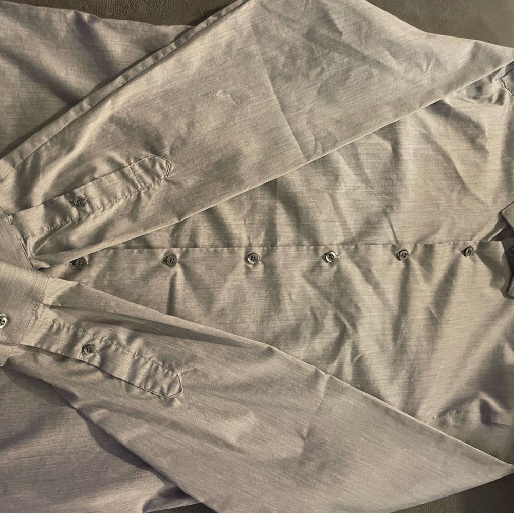 J.Ferrar Gray Long Sleeve Shirt